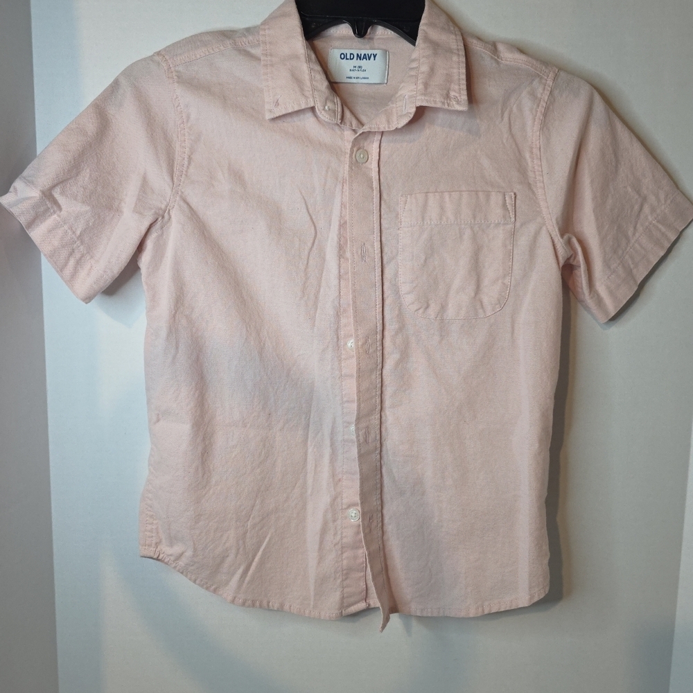 Old Navy Light Pink Kids Button Down Shirt